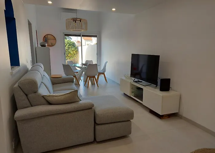 Pavillon 6 Pers. Avec Piscine, Clim, Parking Et Wifi - Fr-1-776-5 * Argelès-sur-Mer