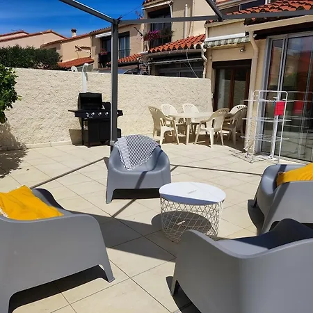 Villa Pavillon 6 Pers A Argeles-sur-mer: Piscine, Clim, Parking, Wifi, Proche - Fr-1-776-5